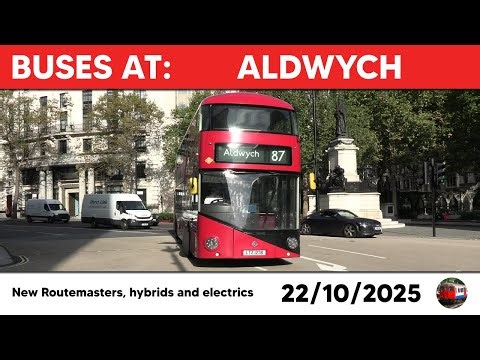 London buses at Aldwych 22/10/2025