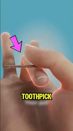 How a Toothpick Becomes a Tiny Weapon 😱 #ScienceFacts #Toothpick #Physics