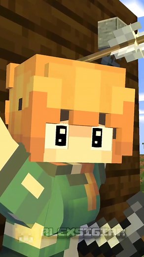 Derp Noob Helps Alex in Minecraft Animation