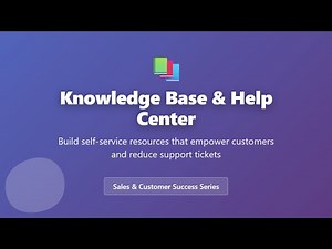 Build an Effective Knowledge Base & Help Center for Customer Success