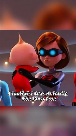 Elastigirl was the first one in the family to know that Jack Jack had superpowers. #theincredibles