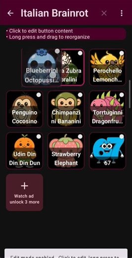 SonicBloom - your custom soundboard - usage of the default Italian BrainRot board