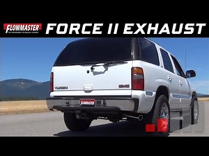 2000-06 GM Tahoe, Yukon 4.8L, 5.3L - Force II Cat-back Exhaust System 817344