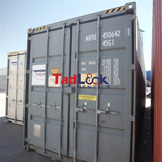 Need a big container? We got you covered! We offer a variety of 40-foot options to suit your project's needs. 📞 337-436-0426 💻 tadlockcontainerrentals.com #TadlockContainerRentals #LocalAndReliable #StorageMadeSimple #SWLAProud | Tadlock Container Rentals