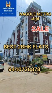 2.1K views | CONTACT- 94407288788 / 9949733533 2BHK FLATS FOR SALE...