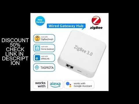 ZigBee 3.0 Smart Gateway Hub eWeLink APP Smart Home Automation Ethernet Bridge Works with Tasmota Zi