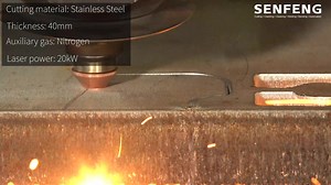 This video shows you the process of cutting 40mm stainless steel...