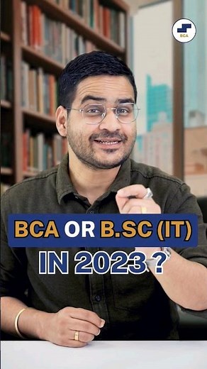 💥BCA Or B.Sc IT in 2023? B.Sc Information Technology Vs BCA! #shorts #youtubeshorts #bca #bscIT