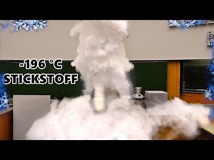 TROCKENEIS & FLÜSSIGER STICKSTOFF - Live Experimente - Kryogene Gase | JJChemistry