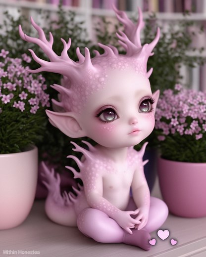 28K views · 2.5K reactions | She's saying hi and blowing kisses 殺 #synthography #alienbaby #animationart #cute #fantasyart #baby #fantasy | Ashleigh Adkins | Facebook