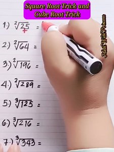Square Root Trick and Cube Root Trick #math #mathwithprincess #mathviralvideo #mathviral #mathtutor #mathematics #learningisfun #basicmathreview #mathisfun #squareroottrickandcuberoottrick | Math with Princess