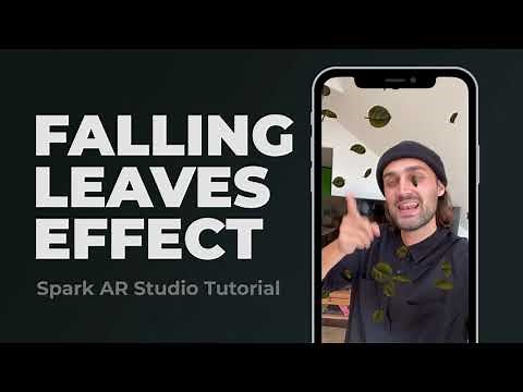Realistic Falling Leaves Effect 🍂 Spark AR Studio Tutorial | Autumn Fall vibe for Instagram Filters