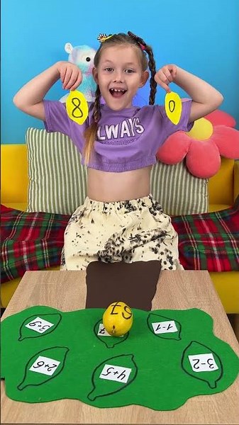Lemon Tree Math Game! 🍋🔢 #shorts