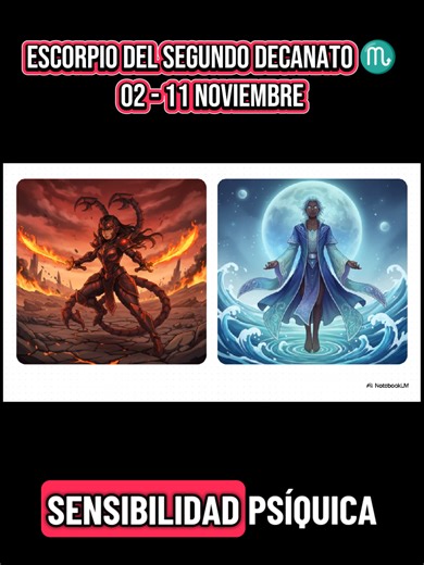 #Astrologia #escorpio♏ #SegundoDecanato
