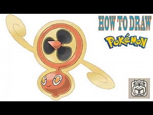 How to draw POKEMON Rotom Fan step by step