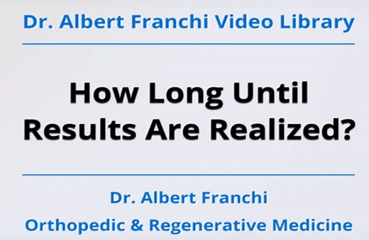 How Long Until Results Are Realized | Boston Prolotherapy and Orthopedics