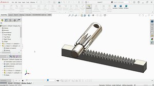 Rack & Pinion Mechanism in SolidWorks | Motion Study in SolidWorks https://youtu.be/JFsIiUpE9yE | CAD CAM Tutorial By Mahtabalam