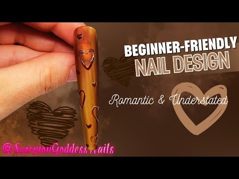 Ep. 0411 | Classy Magnetic Cat-Eye Hearts 💖 | Born Pretty Gel Polish (Guava Soda + Dark Chocolate)