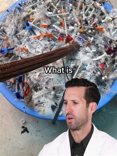 Doctor Reacts to Satisfying Needle Cleaning Process