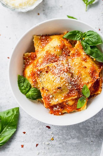 Homemade Cheese Ravioli with Ricotta - Fork in the Kitchen