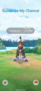 High CP Houndoom Catch in Pokemon Go
