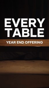 Bridge family, mark your calendars for the Every Table Year End Offering on December 8th! As this year comes to a close, may we remember why we are bringing the gospel to every table. So that those who are hurting might find healing. So that lost people might be found. So that the kingdom would come from heaven to earth. To learn more or give online at anytime, click the link in our bio or head over to everytable.tv. | The Bridge Church