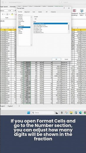 Here’s a quick explanation of an important Excel fraction feature! #ExcelTips #breakfastwithThularis