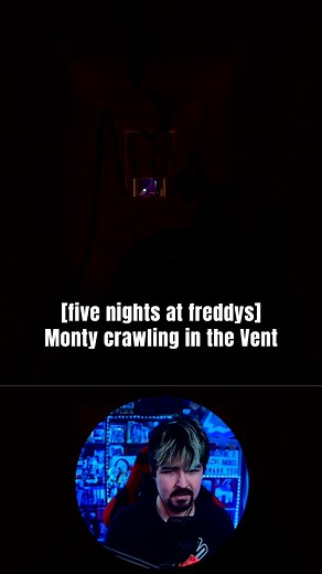 Monty Crawling Through the Vent in FNAF Security Breach