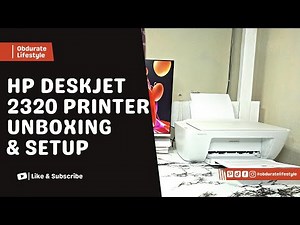 HP Deskjet Printer 2320 Unboxing & Set-up | HP Deskjet Printer 2320 Review
