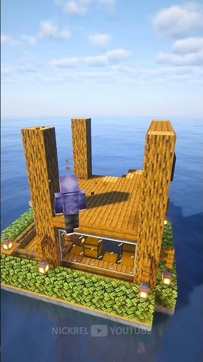 Minecraft House on Water 🏠 #minecraft