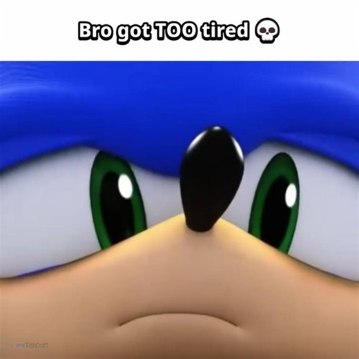 Sonic gets TIRED 💀 #sonic #memes
