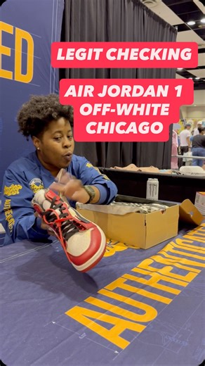 Sneaker Con on Instagram: "Legit Checking Air Jordan 1 OFF-WHITE Chicago 🔥✅"