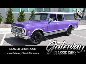 1251-DEN 1971 Chevrolet Suburban Gateway Classic Cars of Denver