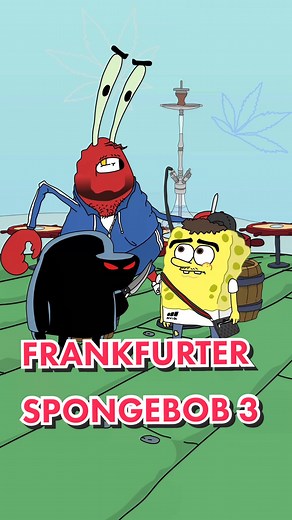 Exploring Frankfurt with Spongebob in this Hilarious Animation!