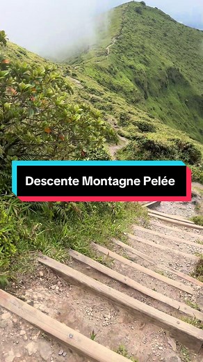 Descente de la Montagne Pelée en Martinique