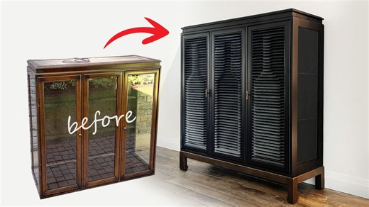 INSANE Transformation of Liquor Cabinet | Modern Makeovers