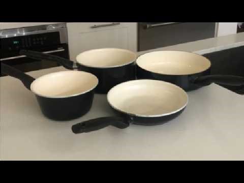 GreenPan Rio Healthy Ceramic Nonstick 16 Piece Cookware Pots and Pans Set Review