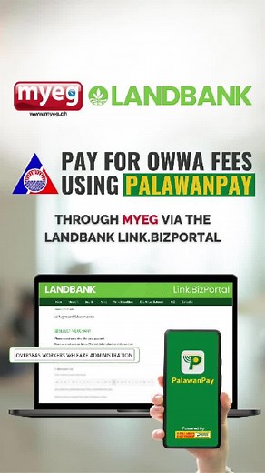 Pay OWWA Fees with PalawanPay via Landbank Link.BizPortal