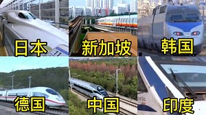 不同国家的高铁