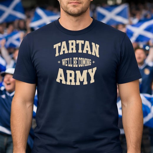 Tartan Army Shirt Comfort Colors Cotton - Etsy