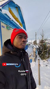 Visiting A Typical Russian 🇷🇺 Village #africansinrussia #winter #russia #villagelifestyle | Mathewsyata