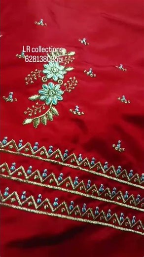 computer embroidery works #shortvideo ‪@LRcollectionsdesignerstudio‬