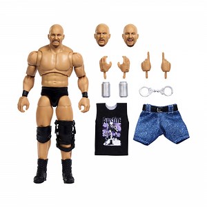 WWE Ultimate Edition Monday Night War 'Stone Cold' Steve Austin Action Figure, Highly Articulated