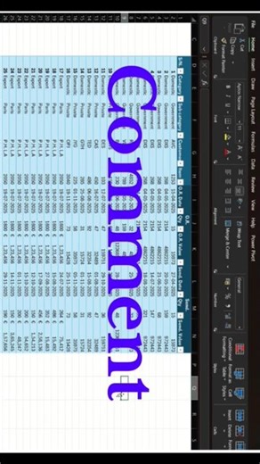 Comment in Excel | #excelforbeginners #spreadsheetmagic #exceltips #excelhacks #exceltricks #excel