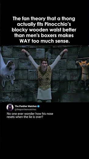 This Explains Pinocchio’s Weird Underwear Situation 🤯 | Shrek 2 (2004)