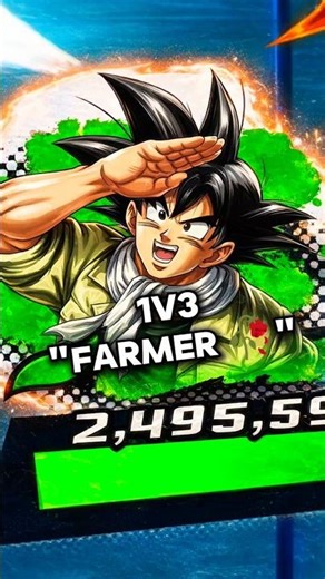 "1v3 Cluch Farmer Goku 🥀" (Dragon Ball Legends) #shortvideo #shorts #short #dblegends #dbl