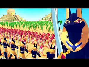 Overpowered Egyptian Army vs ENDLESS ZOMBIE INVASION! | TABS Gameplay!