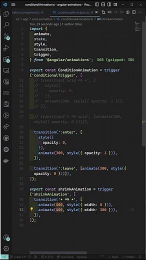 Animate the Dynamic width using Anguar Animations #angular #leelawebdev - Angular16
