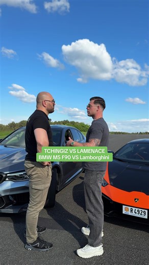 TCHINGIZ VS LAMENACE : BMW M5 F90 contre Lamborghini