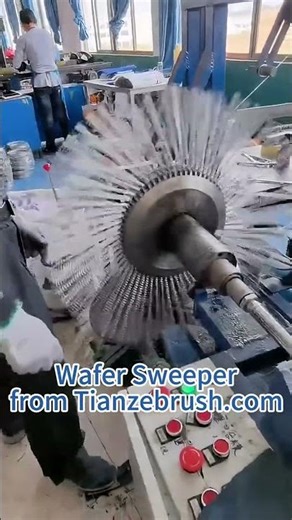 Wafer Broom: Everything you need to know for sweeper. #streetcleaning #roadsweeper #broom #factory